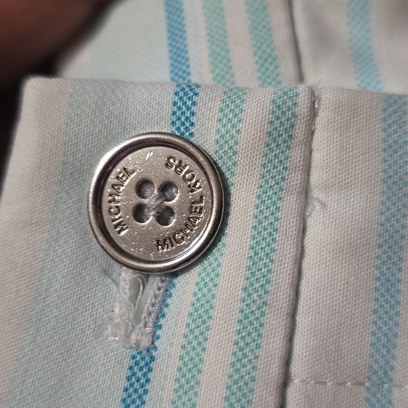 Micheal Kors Flat Front striped Shorts 3" Shorts Size 6 - Picture 6 of 8